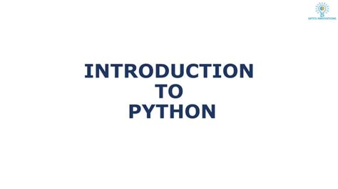 Image result for Python Introduction Slide
