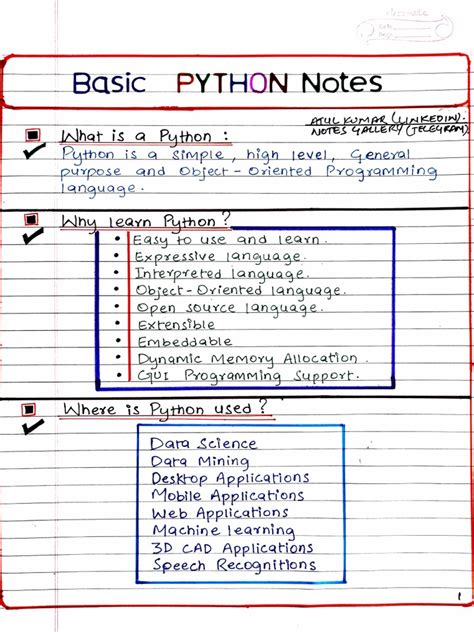 Image result for Python Basic Coding Notes