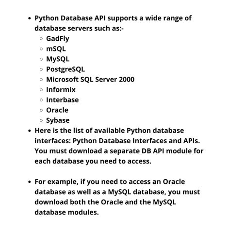 Image result for Python Database API