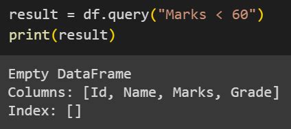 Image result for Python Example Code for Data Query