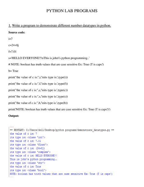 Toradh íomhá ar Python Programming Sample