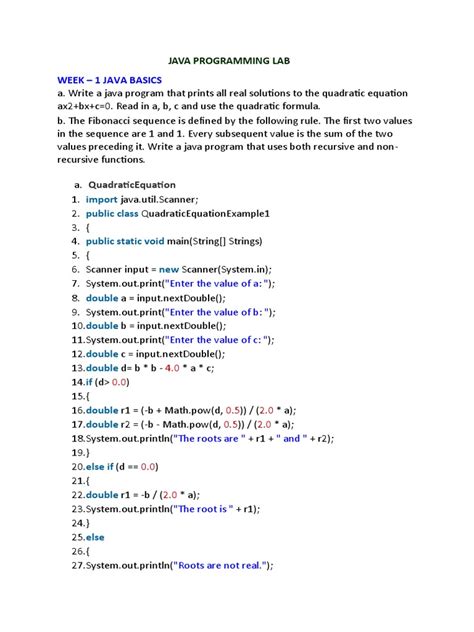 Image result for Java Lab Programs