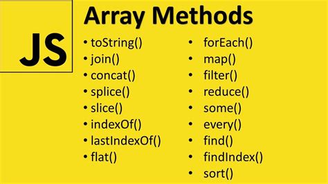 Image result for JavaScript Array Cheat Sheet