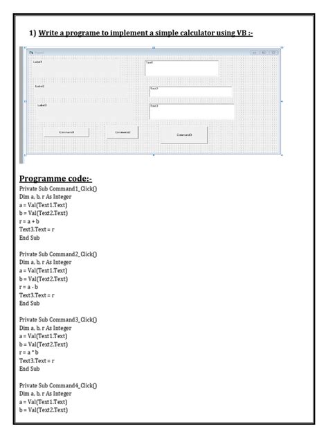 Image result for Visual Basic Sample Code