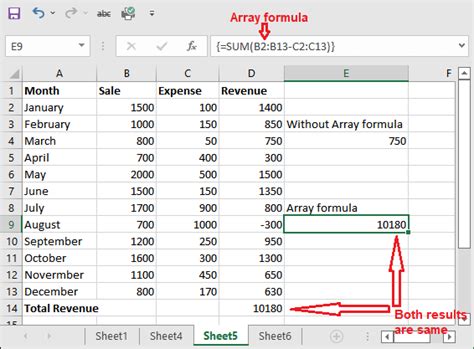 Image result for Excel Array Formula Tutorial