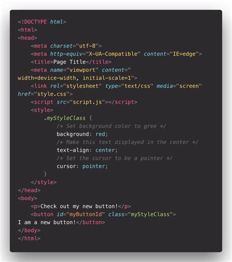 Image result for Create a Button in JavaScript CSS HTML