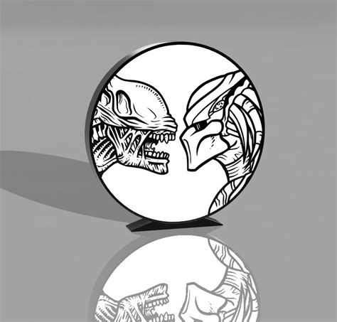 Image result for Alien vs Predator Symbol