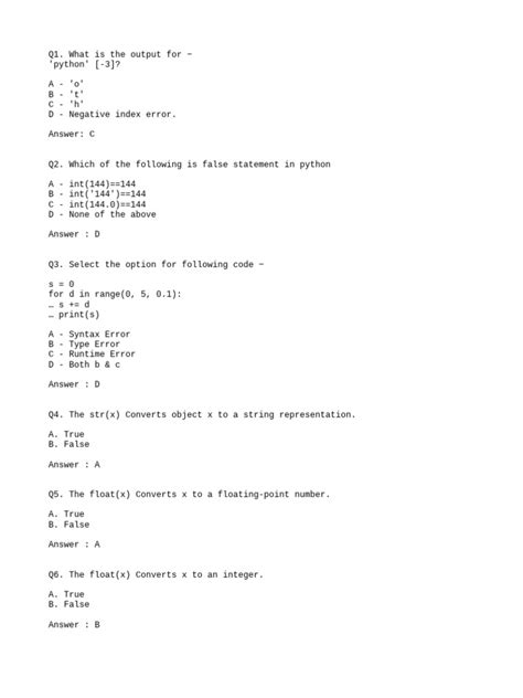 Good Basic Python Questions に対する画像結果