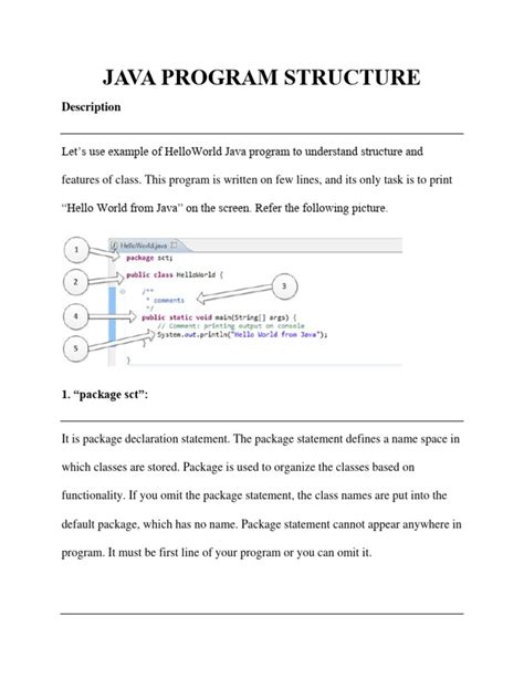 Image result for Java Code Structure