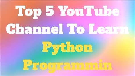Image result for Programing in Python YouTube Tutorial