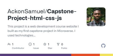 Image result for JavaScript HTML/CSS Capstone Project