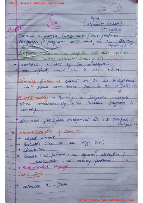 Afbeeldingsresultaten voor Java Tutorials Notes