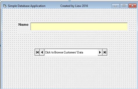 Visual Basic Database に対する画像結果