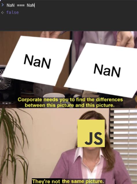 Bildergebnis für JavaScript Equality Meme