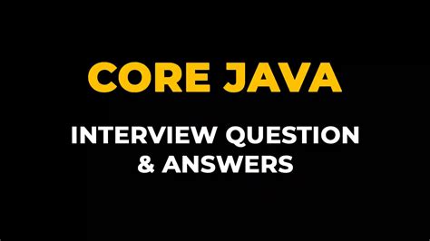 Image result for Core Java Interview Questions