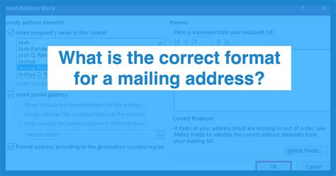 Image result for Mailing Address Example