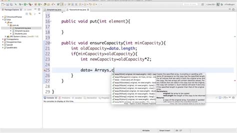 Image result for Dynamic Array Stack.java