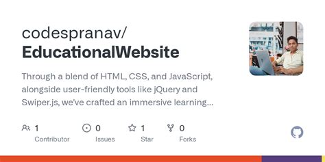 Image result for Education Website HTML CSS JavaScript GitHub