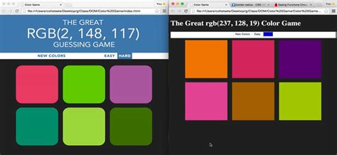 Image result for JavaScript Color Guessing Game