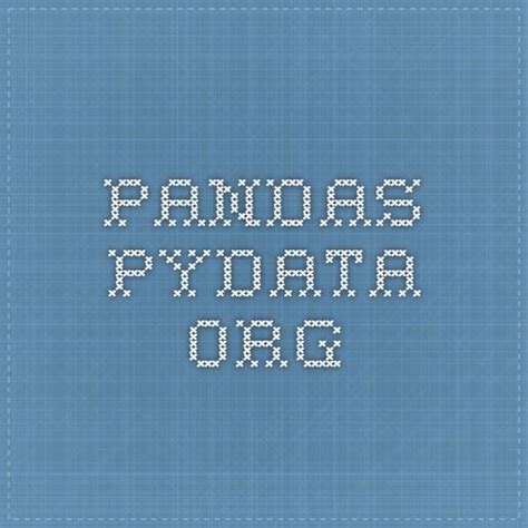 Image result for Python Data Analysis Library