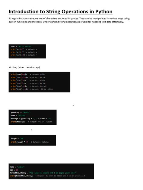 Image result for String Operations in Python
