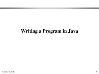 Writing a Java Program に対する画像結果