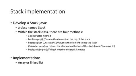 Image result for Stack Methods in Java