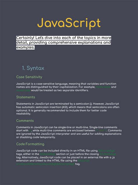 Bildergebnis für JavaScript Short Notes PDF