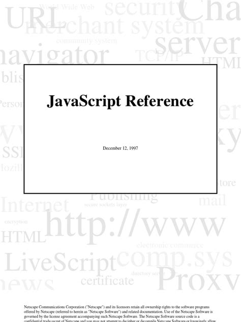 Toradh íomhá ar JavaScript Reference PDF