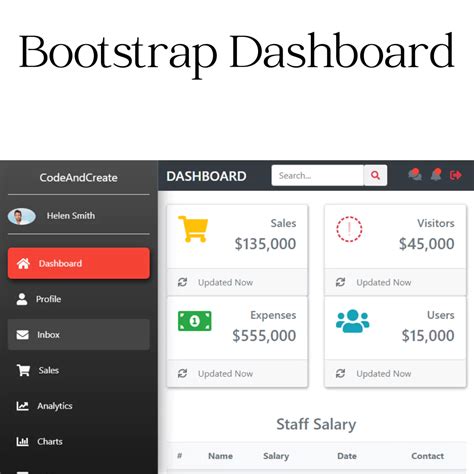 Image result for Bootstrap Sidebar Source Code