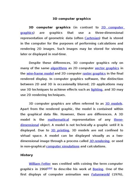 Image result for 3D Computer Graphics Basics