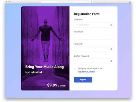 36 Best HTML Form Design Examples For Beginners 2025 - uiCookies