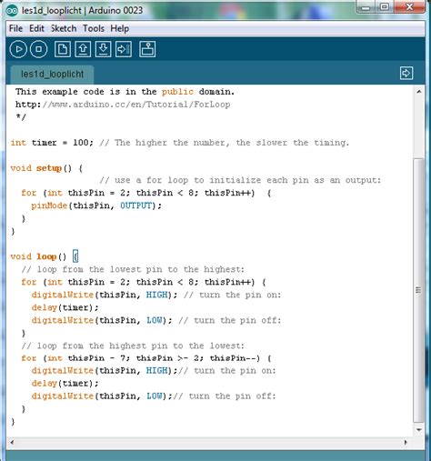 Image result for For Loop Arduino Code