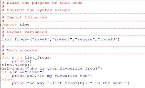 Image result for Computer Science GCSE Code Example