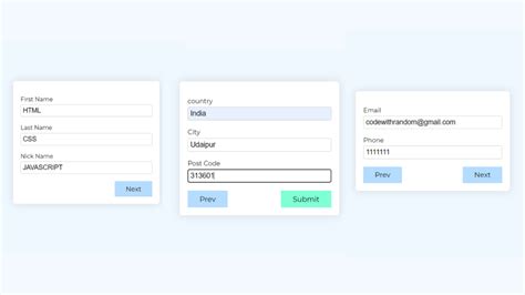 Image result for User Form Basic HTML CSS JavaScript PHP