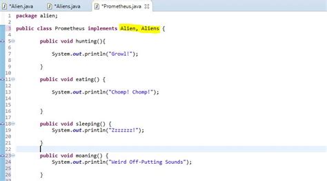 Image result for Java Interface Example