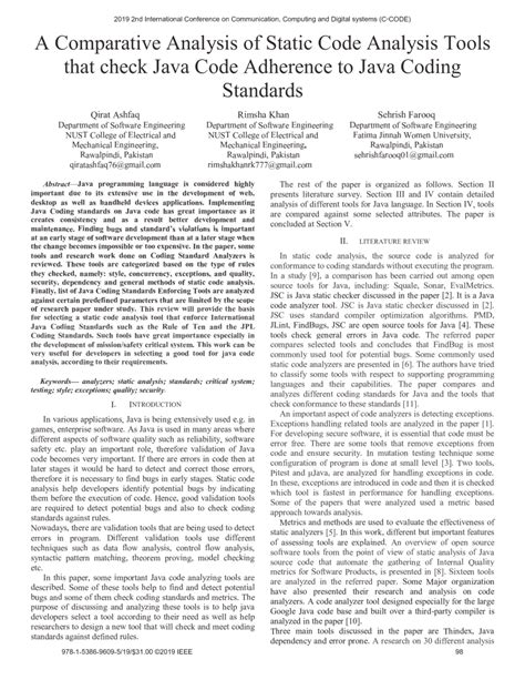 Code Analysis Tools Java に対する画像結果