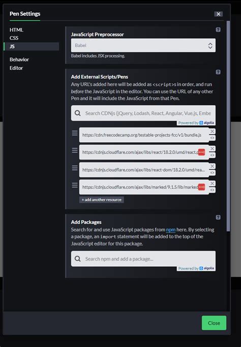Image result for How to Export URL Code Pen