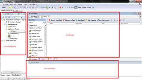 TestComplete Tutorial に対する画像結果