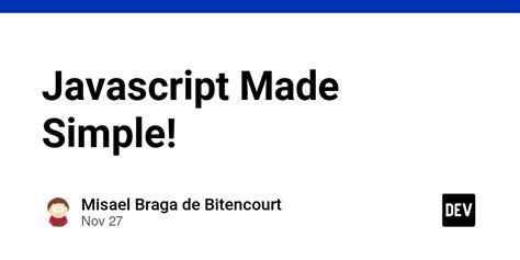 Afbeeldingsresultaten voor JavaScript Made Simple