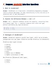 Image result for Common JavaScript Interview Questions