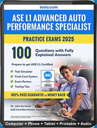 Image result for ASE Engine Performance Practice Test