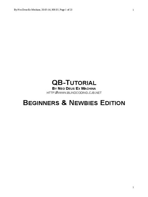Image result for Q Basic Programm Tutorial