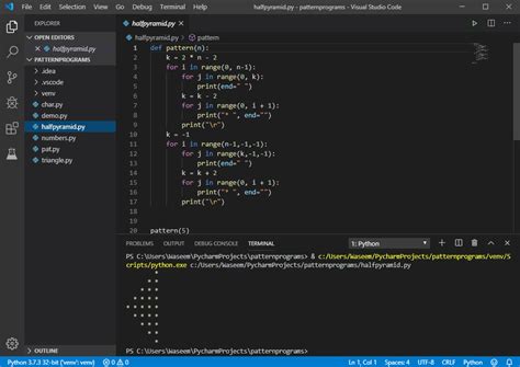Image result for Visual Studio Code HelloWorld Python
