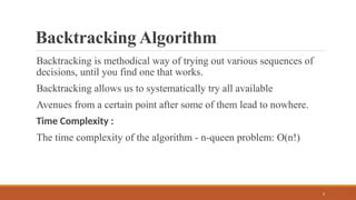 Backtracking Algorithm Time Complexity in Python に対する画像結果