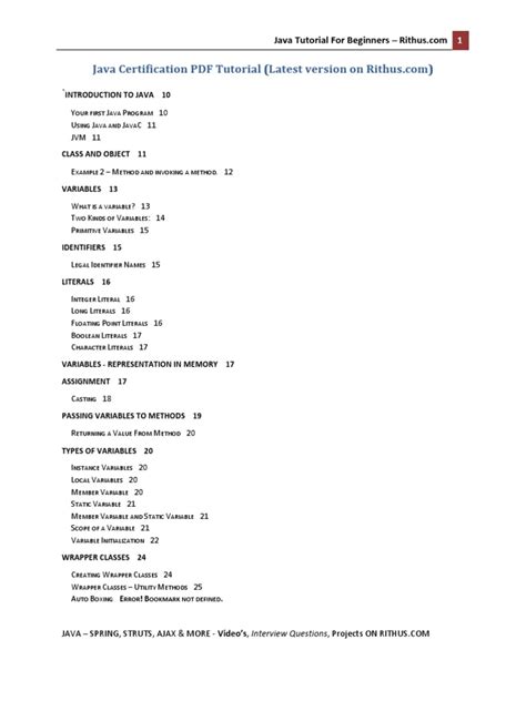 Image result for Java Notes for Beginners