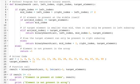 Image result for Binary Search Algorithm Python