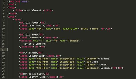 Creating Forms HTML に対する画像結果