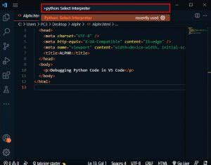 Image result for How to Python in VSC