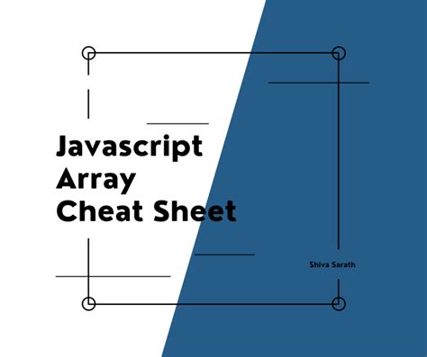 Image result for JavaScript Array Cheat Sheet